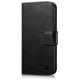 Icarer Oil Wax Wallet Case 2in1 Cover iPhone 14 Pro Leather Flip Cover Anti-RFID black (WMI14220722-BK)