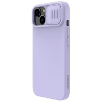 Nillkin CamShield Magnetic Silicone Case iPhone 14 Plus Magnetic MagSafe Camera Cover Purple