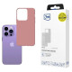 3Mk Protection Case for iPhone 14 Pro Max from the 3mk Matt Case series - pink