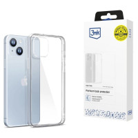 3Mk Protection Case for iPhone 14 Plus silicone series 3mk Clear Case - transparent