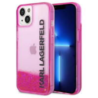 Karl Lagerfeld KLHCP14SLCKVF iPhone 14 6,1" różowy/pink hardcase Liquid Glitter Elong