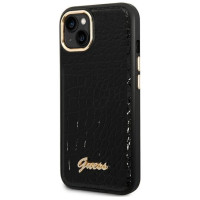 Guess GUHCP14MHGCRHK iPhone 14 Plus 6.7 "black / black hardcase Croco Collection