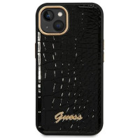 Guess GUHCP14MHGCRHK iPhone 14 Plus 6.7 "black / black hardcase Croco Collection