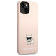 Karl Lagerfeld KLHCP14SSLCTPI iPhone 14 6.1 "hardcase light pink / light pink Silicone Choupette Body