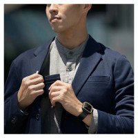 Uniq Moduo case for Apple Watch 4/5/6/7/8/SE/SE2 40/41mm - black and mustard