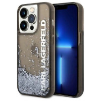 Karl Lagerfeld Liquid Glitter Elong case for iPhone 14 Pro - black