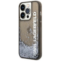 Karl Lagerfeld Liquid Glitter Elong case for iPhone 14 Pro - black