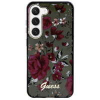 Guess GUHCS23SHCFWSA S23 S911 green/kaki hardcase Flower Collection