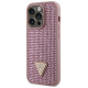Guess GUHCP14LHDGTPP iPhone 14 Pro 6.1" pink/pink hardcase Rhinestone Triangle