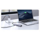 Ugreen Multifunctional HUB 5in1 USB-C - HDMI 1.4 / 3 x USB-A / USB-C PD 100W Ugreen CM511 - gray