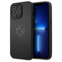BMW Leather Emboss case for iPhone 13 Pro / iPhone 13 - black