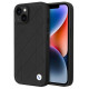 BMW Case BMW BMHCP14S22RQDK iPhone 14 6.1" black/black Leather Quilted