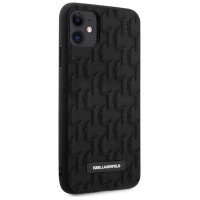 Karl Lagerfeld KLHCN61RUPKLPK iPhone 11 / Xr 6.1" hardcase black/black 3D Monogram