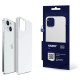 3Mk Protection 3mk Hardy Silicone MagCase for iPhone 15 - white and silver