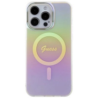 Guess GUHMP15XHITSP iPhone 15 Pro Max 6.7" pink/pink hardcase IML Iridescent MagSafe