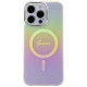 Guess GUHMP15XHITSP iPhone 15 Pro Max 6.7" pink/pink hardcase IML Iridescent MagSafe