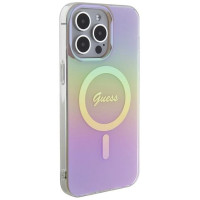 Guess GUHMP15XHITSP iPhone 15 Pro Max 6.7" pink/pink hardcase IML Iridescent MagSafe