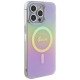 Guess GUHMP15XHITSP iPhone 15 Pro Max 6.7" pink/pink hardcase IML Iridescent MagSafe