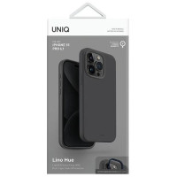 Uniq Lino Hue Magclick Charging case for iPhone 15 Pro - gray
