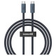 Baseus CB000068 USB-C - USB-C 240W PD 8K 60Hz Cable 1m - Black