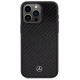 Mercedes Carbon Fiber Dynamic case for iPhone 15 Pro Max - black