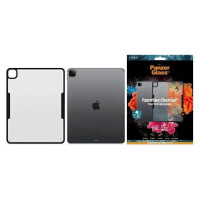 Panzerglass ClearCase antibacterial case for iPad Pro 12.9" 2018 / 2020 / 2021 - transparent and black