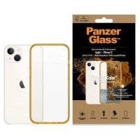 Panzerglass ClearCase antibacterial case with Military Grade certificate for iPhone 13 / 14 / 15 - transparent yellow