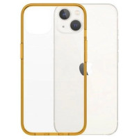 Panzerglass ClearCase antibacterial case with Military Grade certificate for iPhone 13 / 14 / 15 - transparent yellow
