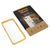 Panzerglass ClearCase antibacterial case with Military Grade certificate for iPhone 13 / 14 / 15 - transparent yellow