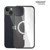 Panzerglass ClearCase case with MagSafe antibacterial for iPhone 14 Plus / 15 Plus - transparent and black