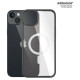 Panzerglass ClearCase case with MagSafe antibacterial for iPhone 14 Plus / 15 Plus - transparent and black