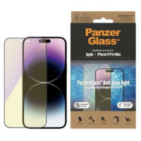Panzerglass Ultra-Wide Fit Antibacterial Tempered Glass with Blue Light Filter and Positioner for iPhone 14 Pro Max