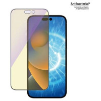Panzerglass Ultra-Wide Fit Antibacterial Tempered Glass with Blue Light Filter and Positioner for iPhone 14 Pro Max