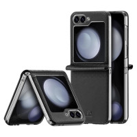 Dux Ducis Brill leather case for Samsung Galaxy Z Flip 6 - black