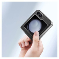 Dux Ducis Brill leather case for Samsung Galaxy Z Flip 6 - black