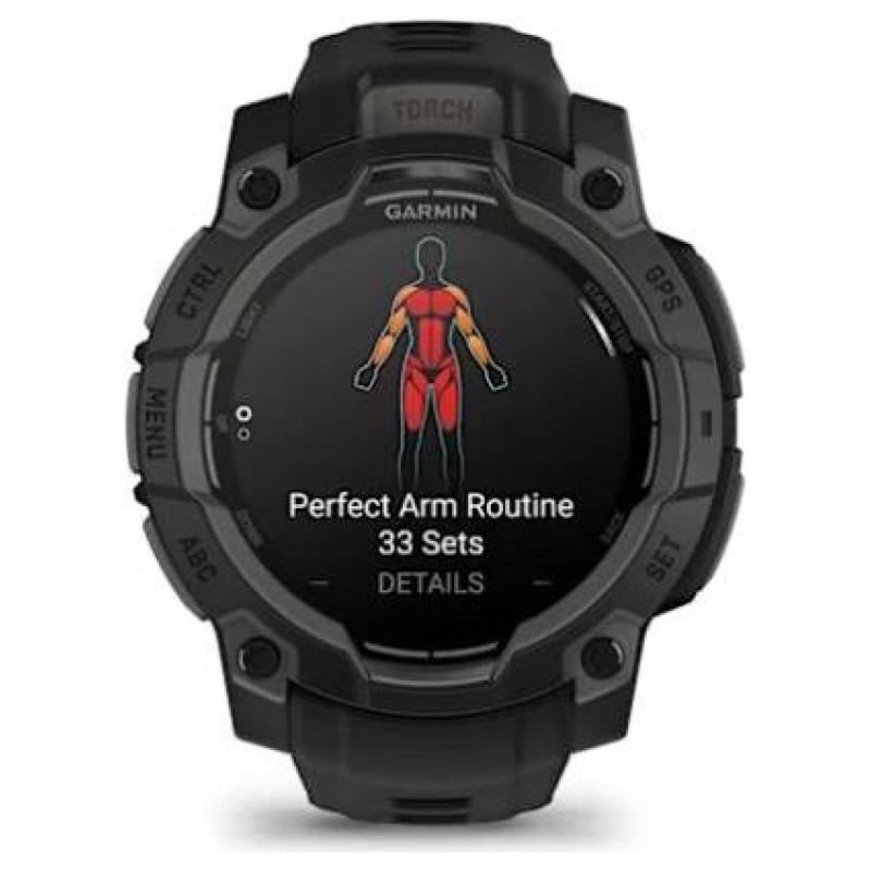 Garmin SMARTWATCH INSTINCT 3 AMOLED/BLACK/BLK 010-02936-00 GARMIN