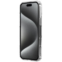 Nillkin Nature Pro Case for iPhone 16 Pro Max - transparent and white