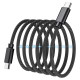 Choetech XCC-1054 240W Cable with Power Delivery 3.1 USB-C Magnetic 1.2m - Black