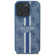 Guess 4G Printed Stripes MagSafe case for iPhone 16 Pro - blue