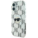 Karl Lagerfeld IML Karl Head Electroplated iPhone 16 Case - Clear