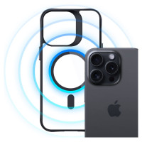 3Mk Protection 3mk Satin Armor MagCase with MagSafe for iPhone 13 Pro - Clear with Black Frame