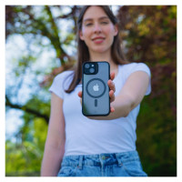 3Mk Protection 3mk Satin Armor MagCase with MagSafe for iPhone 13 Pro - Clear with Black Frame