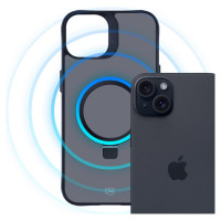 3Mk Protection 3mk Smoke Case Mag&Stand for Apple iPhone 15 - black
