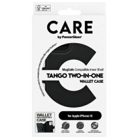 Panzerglass CARE by PanzerGlass Feature Tango 2in1 Wallet MagSafe Case for iPhone 15 - Black