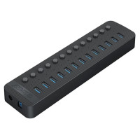 Orico CT2U3-13AB 13x USB-A 3.0 Hub with Switches - Black