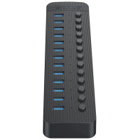 Orico CT2U3-13AB 13x USB-A 3.0 Hub with Switches - Black
