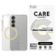 Panzerglass CARE by PanzerGlass Flagship Urban Combat Chardonnay QI Case for Samsung Galaxy S25 - Transparent