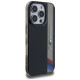 BMW Motorsport IML Vertical Stripe iPhone 16 Pro Max Case - Black