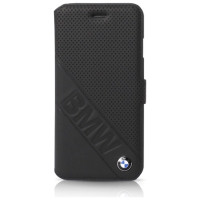 BMW Signature Leather Booktype Case for Sony Z5 - Black