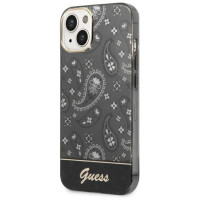 Guess Bandana Paisley Case for iPhone 14 / 15 / 13 6.1" - Black
